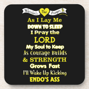 Warrior's Prayer...Endometriosis Coaster