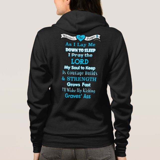 Warrior's Prayer...Graves' Hoodie (Back)