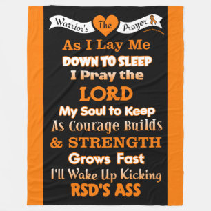 Warrior's Prayer...RSD Fleece Blanket
