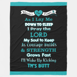 Warrior's Prayer...TN Fleece Blanket