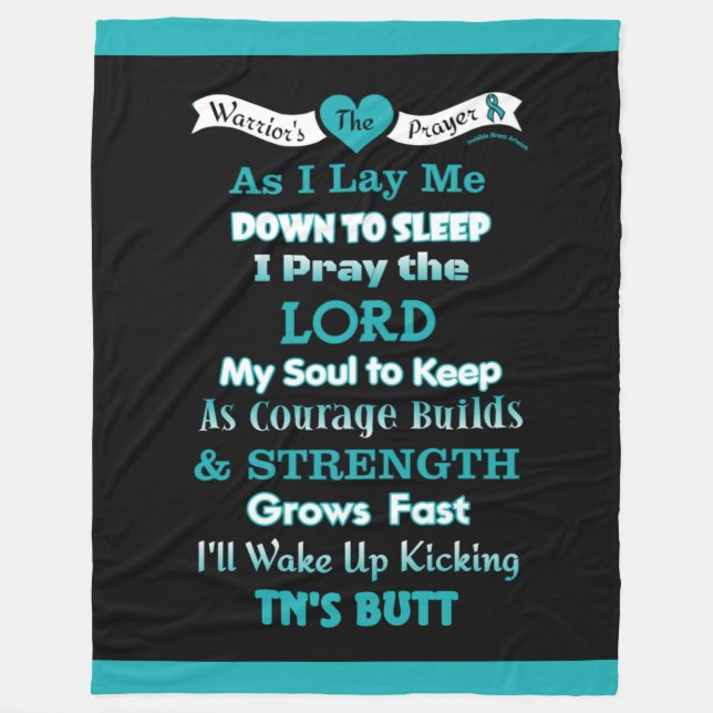 Warrior's Prayer...TN Fleece Blanket (Front)