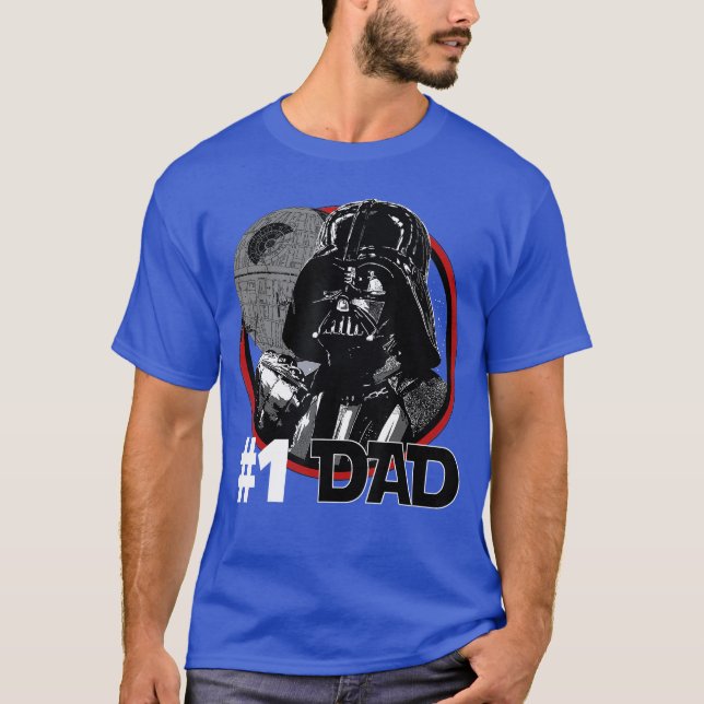 Wars Fathers Day Darth 1 Dad T-Shirt (Front)
