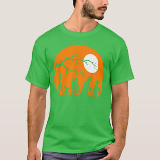 Wars Trick Or Treat Halloween Silhouette T-Shirt