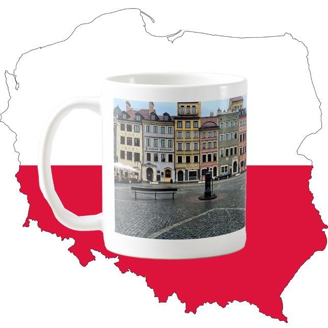 Warsaw Old Town Poland Photograph Coffee Mug (Creator Uploaded)