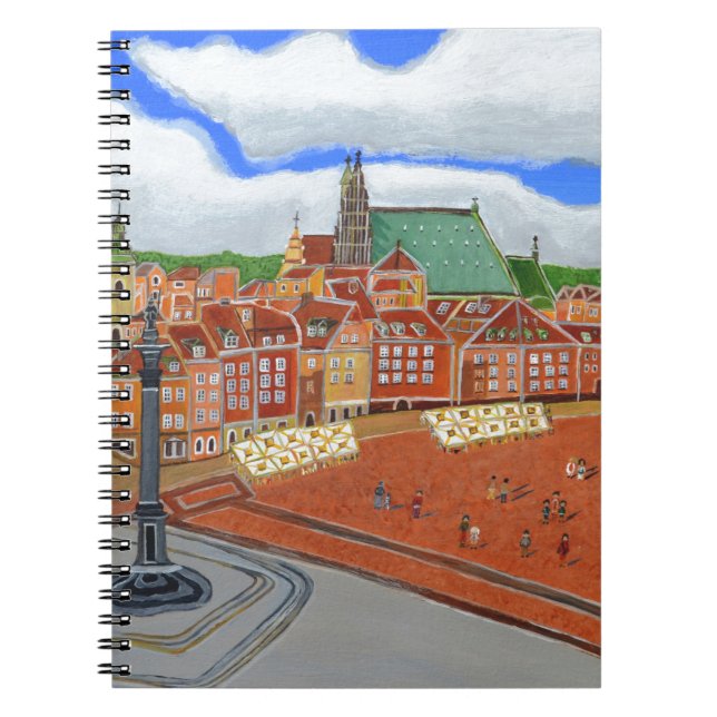 Warsaw-Old Town Spiral Notebook (Front)