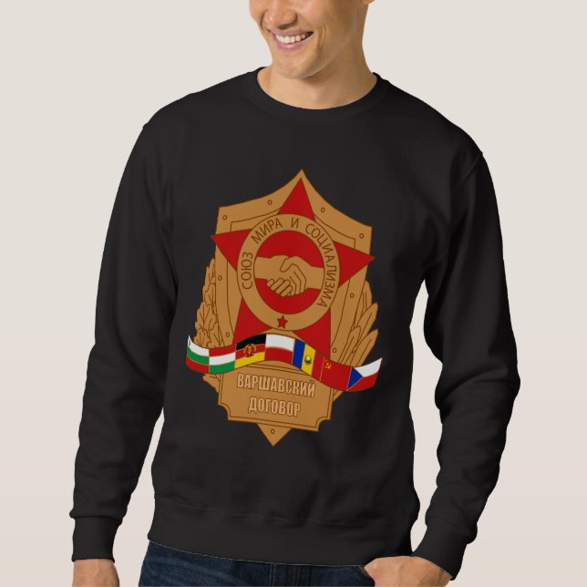 Warsaw Pact, USSR, Socialist Eastern Bloc Sweatshirt (Front)