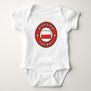 Warsaw Poland Baby Bodysuit