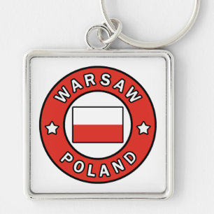 Warsaw Poland Key Ring