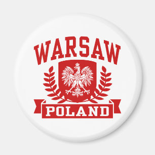 Warsaw Poland Magnet