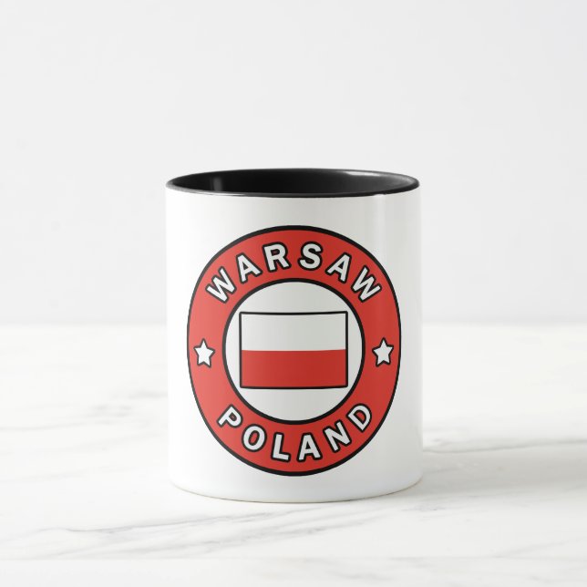 Warsaw Poland Mug (Center)