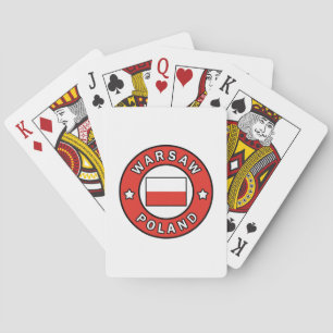 Warsaw Poland Playing Cards