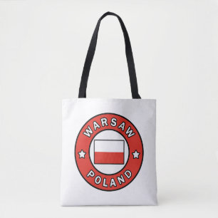 Warsaw Poland Tote Bag