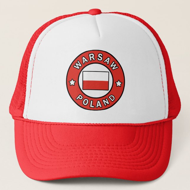 Warsaw Poland Trucker Hat (Front)