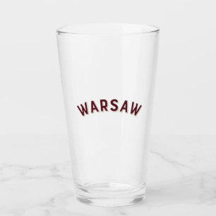 Warsaw, Poland Vintage Arch Glass