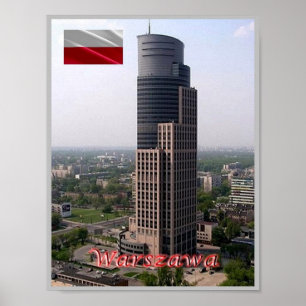 Warsaw - Trade Tower - Poland - Poster