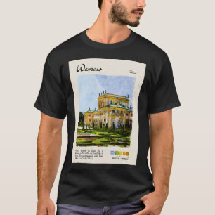 Warsaw Watercolour Travel T-Shirt