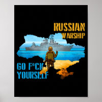 Warship Ukraine Map Pride Vintage Ukraine Postage