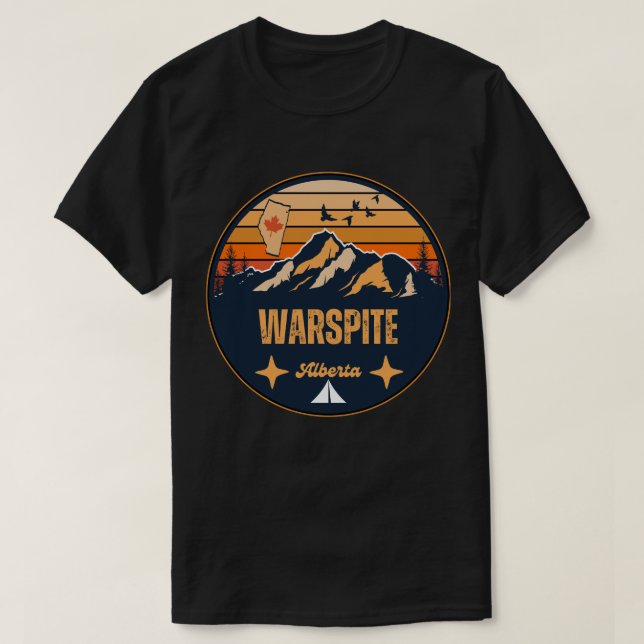 Warspite, Alberta T-Shirt (Design Front)