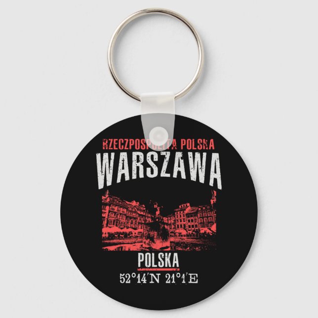 Warszawa Key Ring (Front)