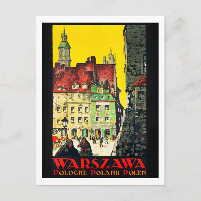 Warszawa - Poland Postcard (Front)