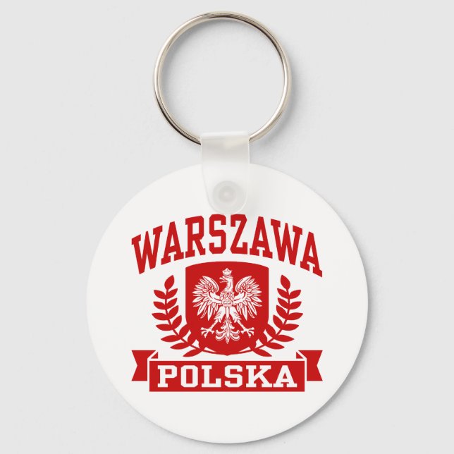 Warszawa Polska Key Ring (Front)