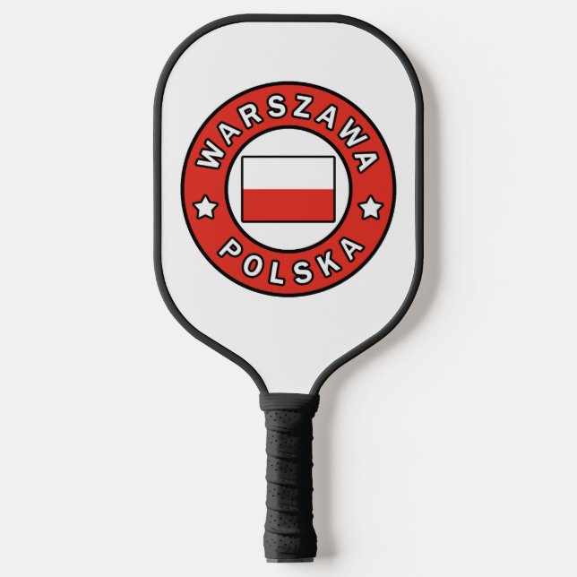 Warszawa Polska Pickleball Paddle (Front)