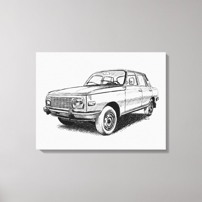 Wartburg 353  canvas print (Front)