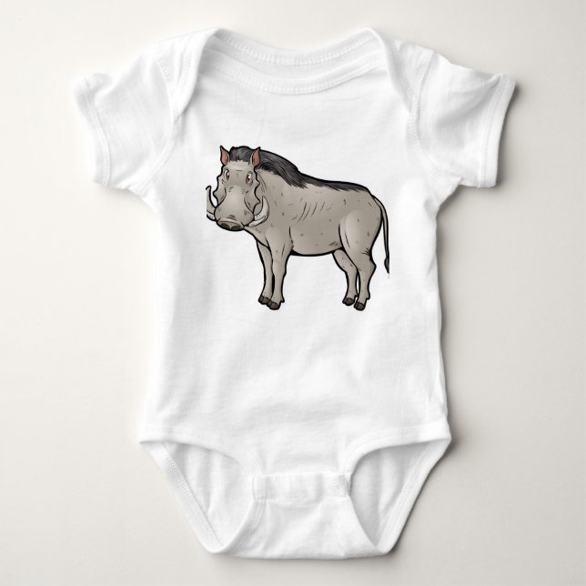 Warthog Baby Bodysuit (Front)