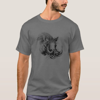 Warthog Boar Pig Hunting African Hunter T-Shirt