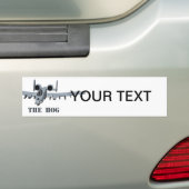 Warthog Bumper Sticker (On Car)