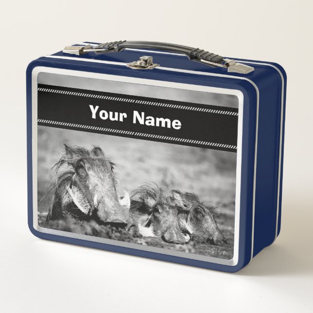 Warthog Family Lunch Box – Custom Gift (Front)