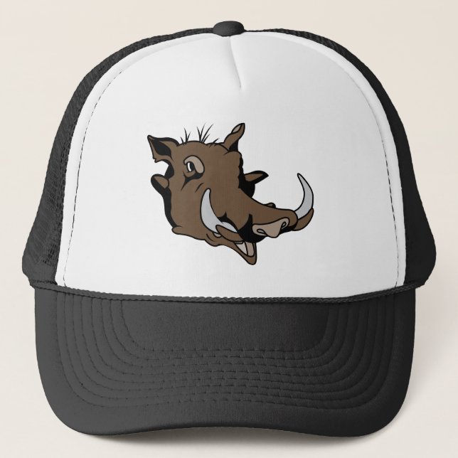 Warthog Head Trucker Hat (Front)