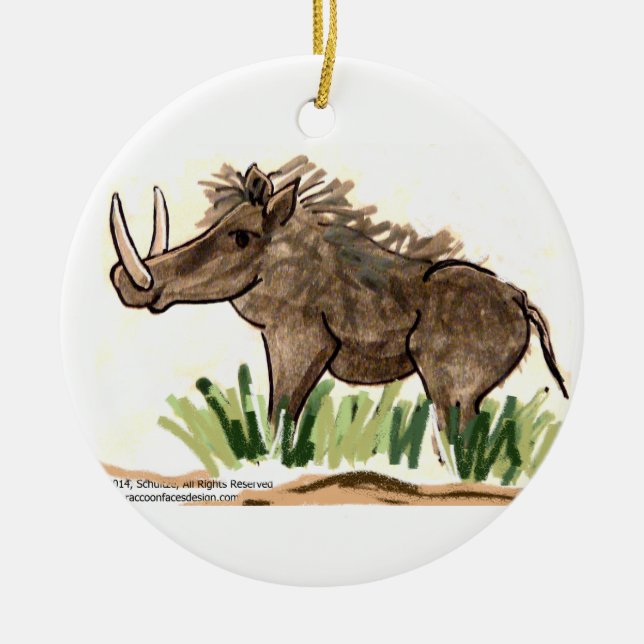 Warthog Ornament (Front)