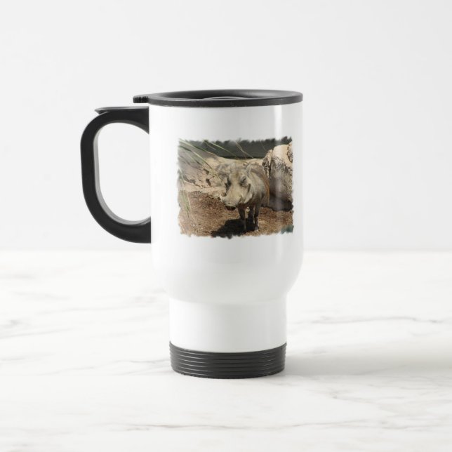 Warthog Plastic Travel Mug (Left)