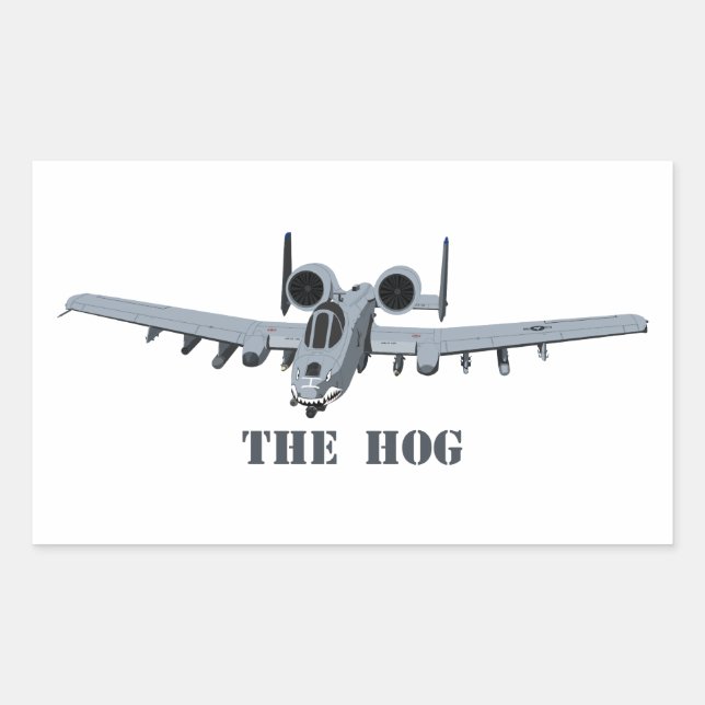 Warthog Rectangular Sticker (Front)