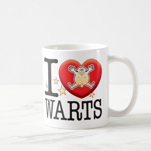 Warts Love Man Coffee Mug (Right)