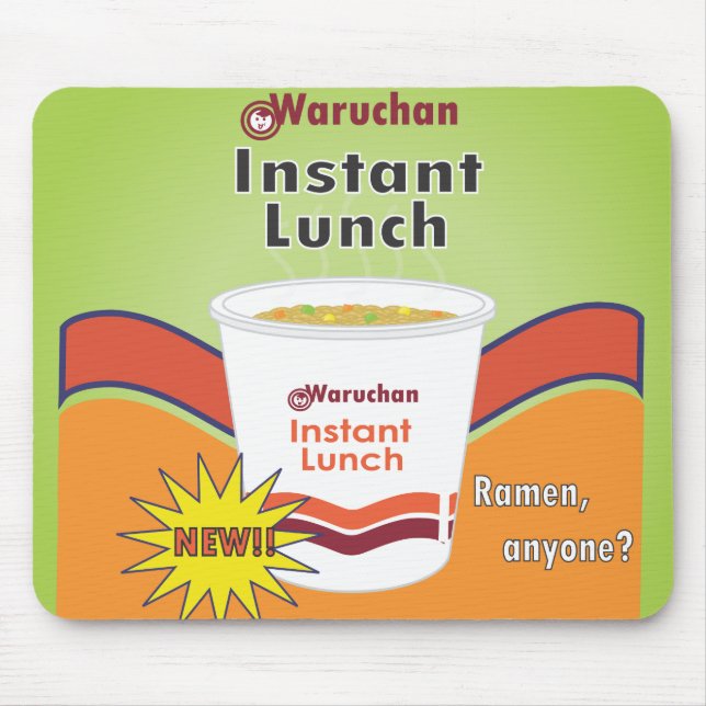 Waruchan - Ramen Mouse Pad (Front)