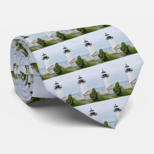 Warwick Neck Lighthouse, Rhode Island Mens Tie