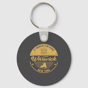 Warwick New York Its Where My Story Begins  Key Ring