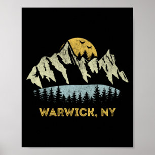 Warwick New York Mountain Sunset Sunrise Ny  Poster