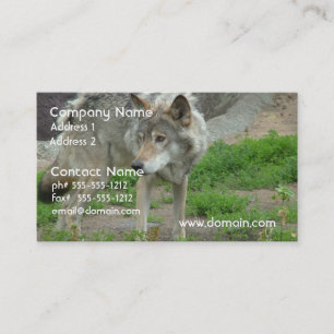 Wary Wolf Business Cards