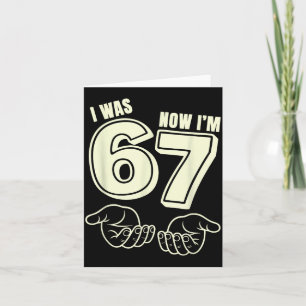 Was 6 7 7th birthday funny seven year old party card
