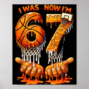 Was 6 7 birthday basketball 6 7 meme 7th birthday poster
