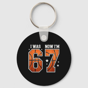 was 6 7 Year Old Basketball Theme Boy 7th Birthday Key Ring