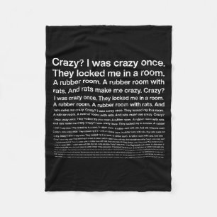 Was crazy funny saying internet meme gen z men fleece blanket