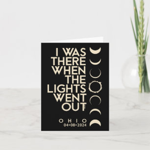 Was There In Ohio Total Solar Eclipse 2024 Card