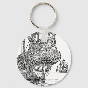 Wasa Warship Key Ring