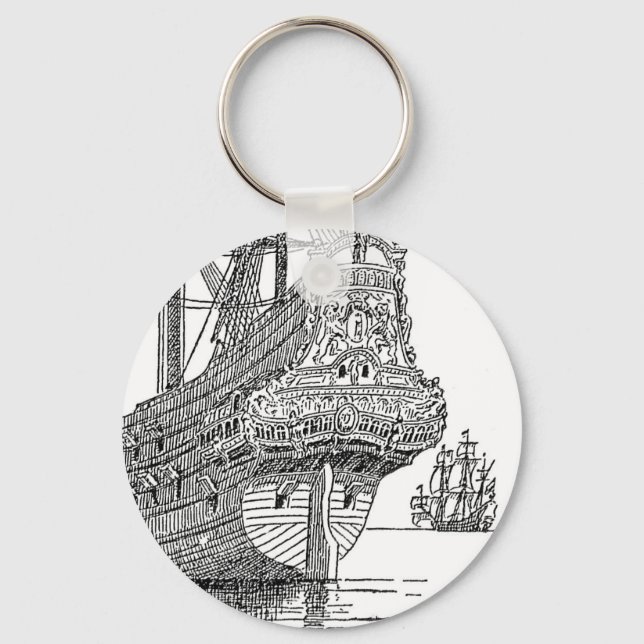 Wasa Warship Key Ring (Front)