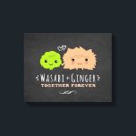 Wasabi and Ginger Together Forever Canvas Print<br><div class="desc"></div>