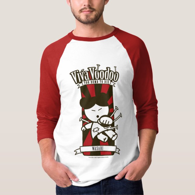 "Wasabi" baseball-style t-shirt (Front)